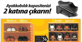 Ayakkabı Rampası: Ayakkabılık Organizer (3 Adet)
