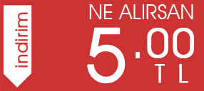 Ne alırsan 5 TL. Büyük İndirim Günleri!