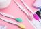 5 Adet Dudak Peeling Fırçası: Siyah Nokta Temizleyici Akne Giderici Çift Yönlü Fırça