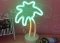 Palmiye Ağacı Neon Led Masa ve Gece Lambası