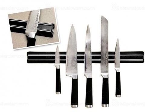 Bıçak Tutucu Çift Kanallı Güçlü Magnet Şerit (33cm)