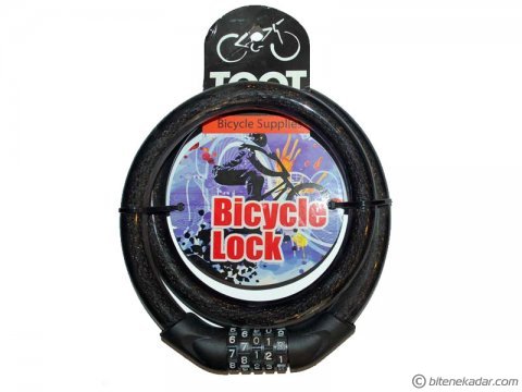 Şifreli Çelik Motosiklet ve Bisiklet Kilidi: Toot (100 cm)
