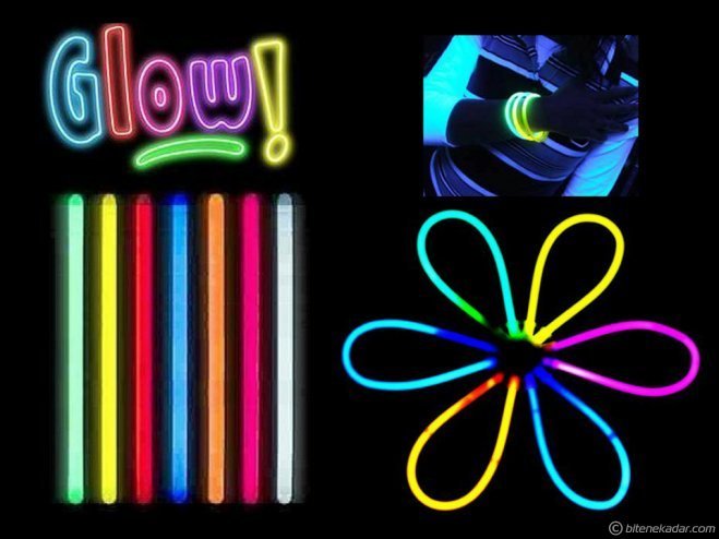 Glow Stick: Fosforlu Kırılan Çubuk (50 Adet)