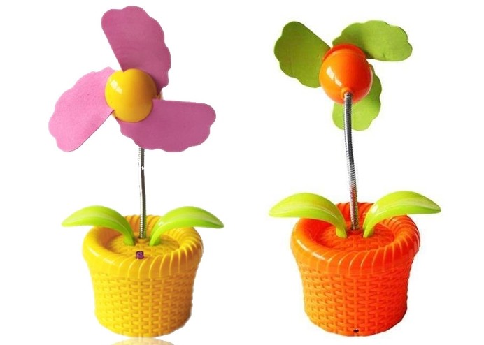 Masaüstü Soğutucu: Dekoratif Işıklı Çiçek Fan / Soğutucu