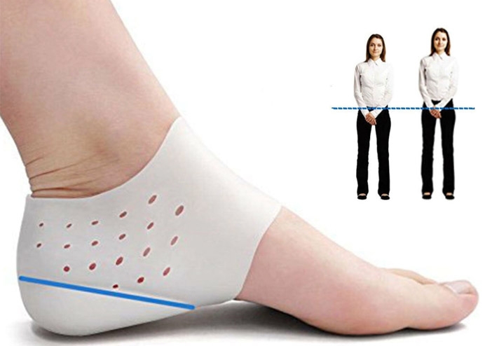 Boy Uzatıcı Silikon Topuk Çorabı: Gizli Topuk Yükseltici