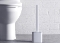 Duvara Monte Edilebilir Kapaklı Tuvalet Fırçası Seti