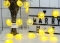 Limon Dilimi Şeklinde Dekoratif Dolama LED Aydınlatma 10 LED