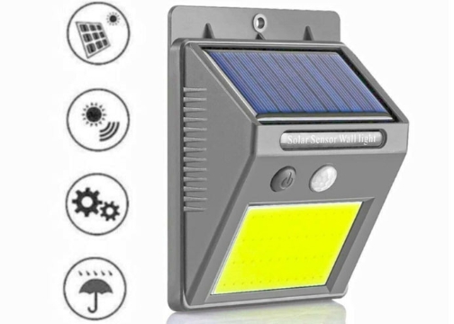 48 LED Güneş Enerjili Bahçe Lambası Solar Hareket Sensörlü
