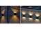 4 LED Solar Çift Taraflı Duvar Lambası Güneş Enerjili Aydınlatma Dekorasyon Aplik Işık