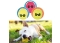 Renkli Desenli Tenis Topu Kedi Köpek Oyuncağı 3 Adet