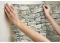 Kale Taş Duvar Desenli 3D Duvar Raf Kapı Kaplama Kağıdı 5 Metre 60 Cm