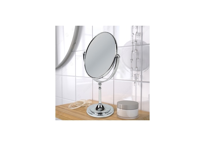 Ayaklı Oval Ayna Makyaj-Traş Aynası