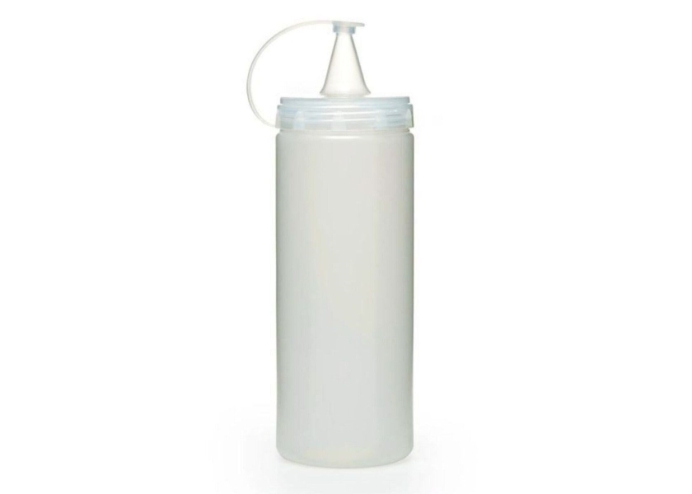 Şeffaf Kapaklı Sızdırmaz Yağlık Sosluk Şişesi Plastik Yağdanlık 400 ml. AP-9028