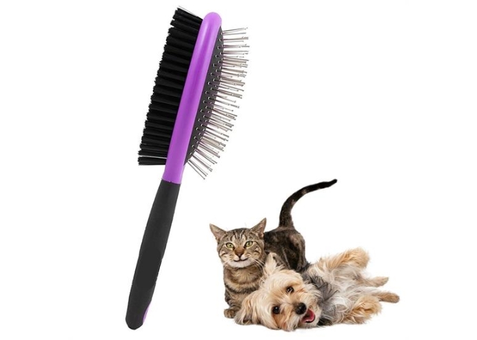 Çok Amaçlı Çift Taraflı Kolay Evcil Hayvan Kedi Köpek Temizleme Pet Fırçası