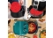Airfryer Yuvarlak Model Pişirme Matı Kırmızı 20 Cm ve 7 Gözlü Airfryer Cupcake Kalıbı