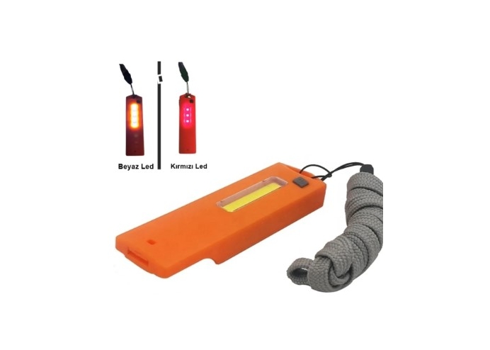 LED Işıklı Acil Durum Aydınlatmalı Taşınabilir Hayatta Kalma Düdüğü 3 Modlu