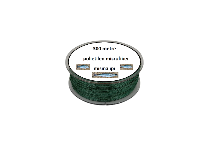 Misina 300m Polietilen Microfiber İp Misina Yeşil