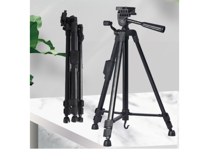 Telefon ve Fotoğraf Makinası Takılabilen Bluetooth Kumandalı 146 cm Tripod