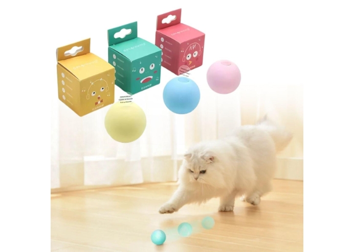 Titreşimli Yumuşak Kedi Köpek Oyun Topu