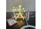 LED Işıklı Kendiliğinden Renkli Fosforlu Kalemli Kare Yazı Panosu 20x20 cm