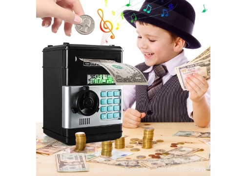 Elektronik Şifreli Kasa Otomatik Kağıt Para Alan ATM Kumbara