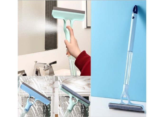 4 in 1 Spreyli Çek Çekli Camsil ve Fırça Aparatı